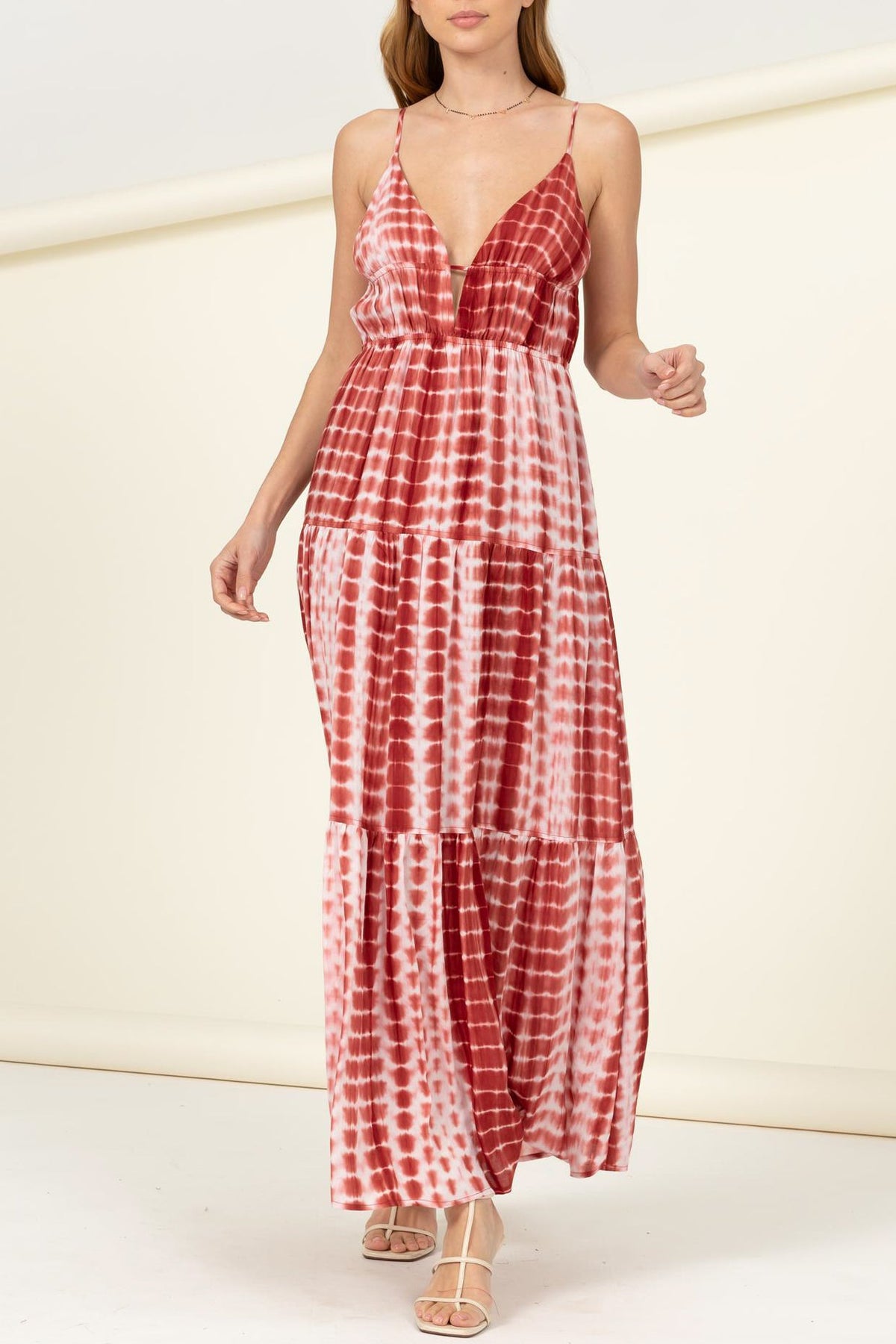 Sleeveless Tye Dye Maxi Dress - Charming Charlie