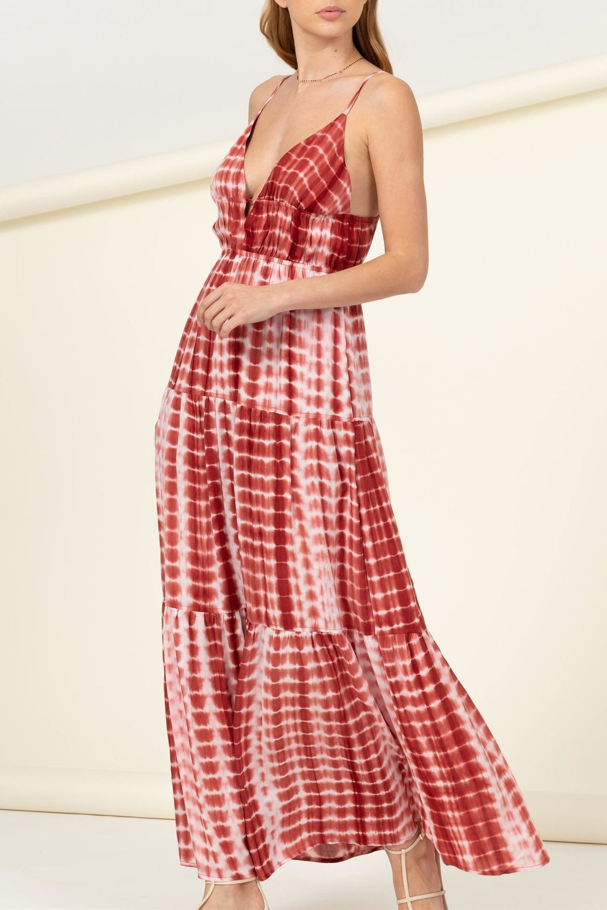 Sleeveless Tye Dye Maxi Dress - Charming Charlie