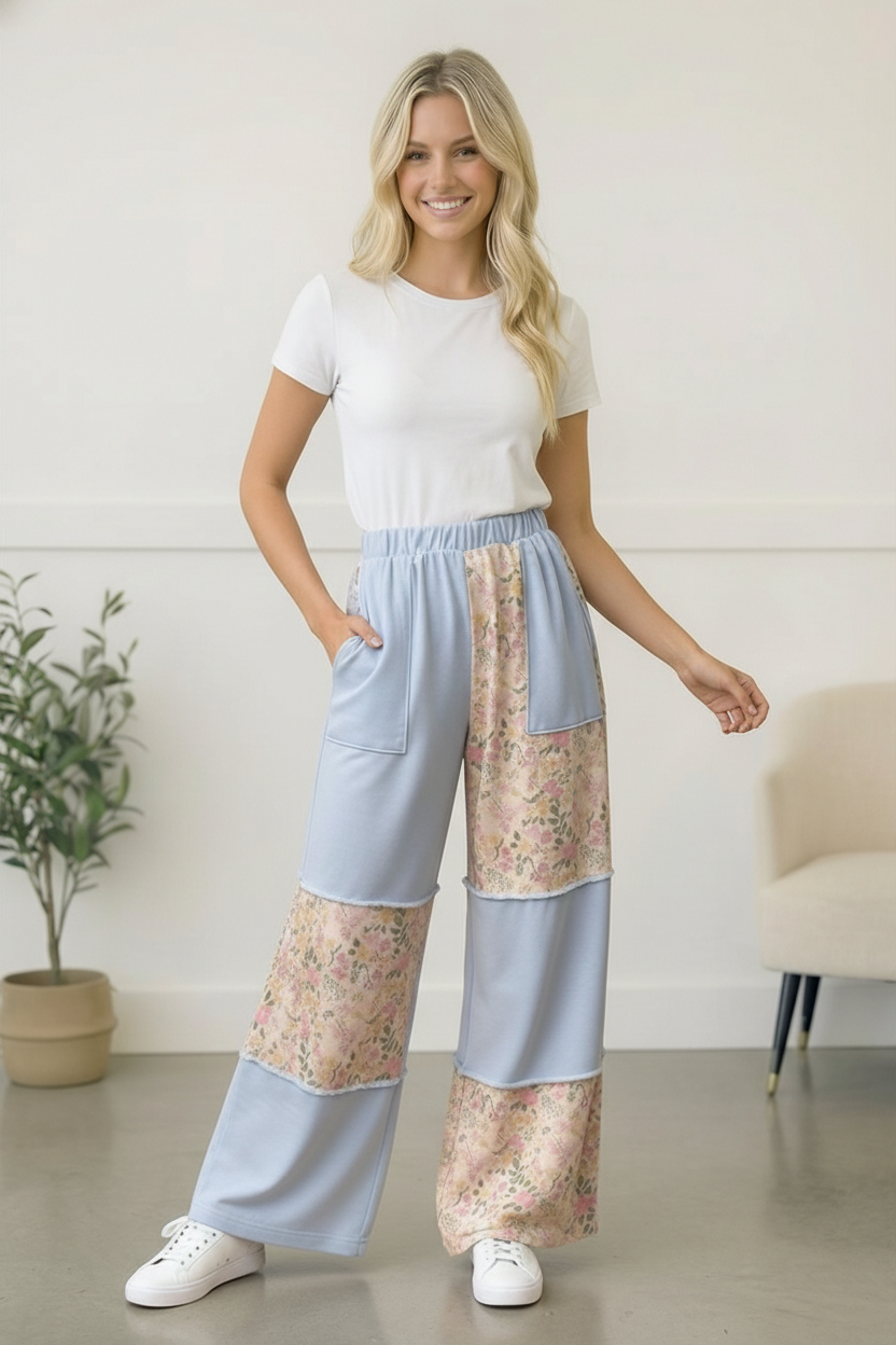 Meadow Muse Patchwork Pants - Charming Charlie