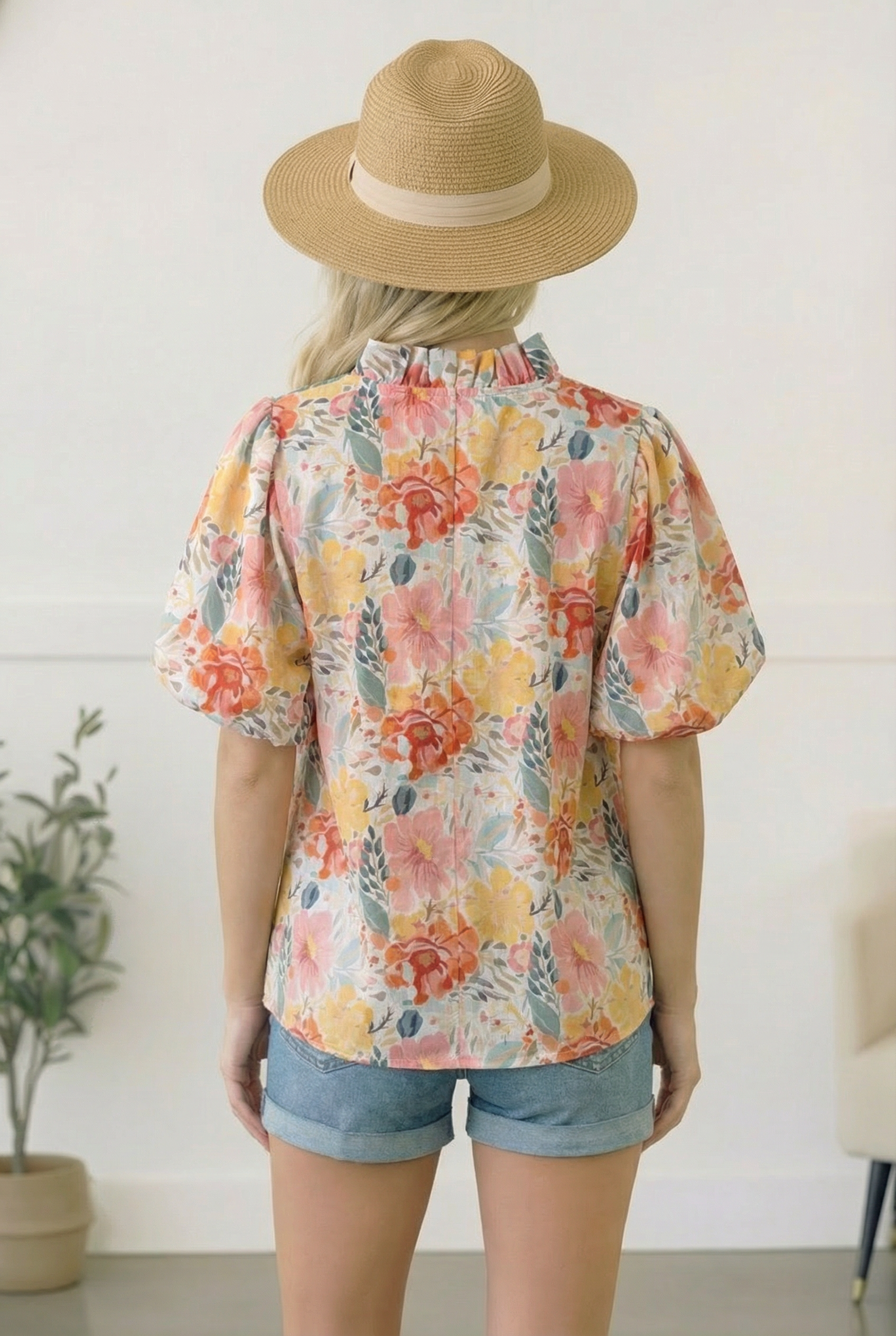 Singing in Spring Floral Top - Charming Charlie