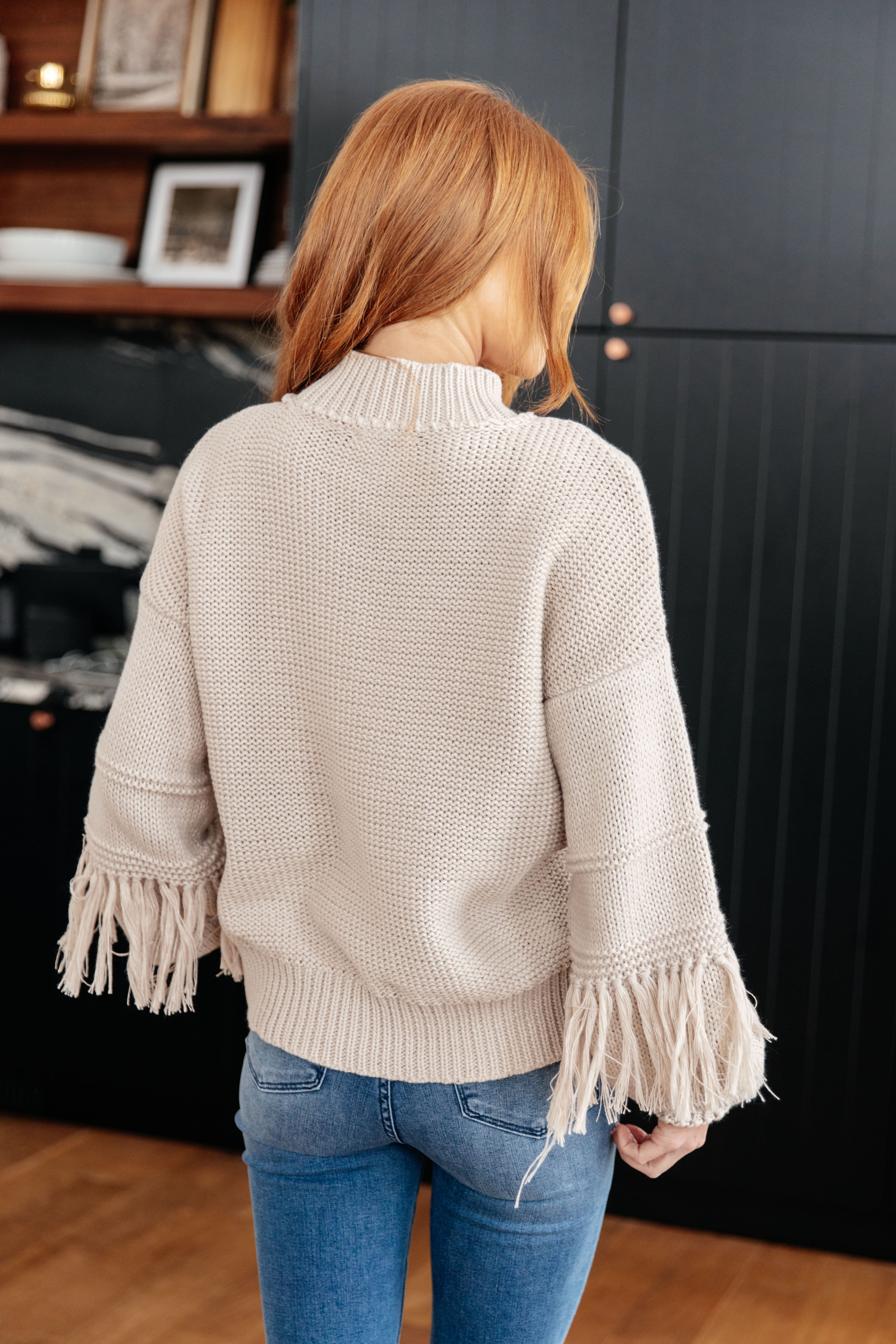 Handle It All Fringe Detail Sweater - Charming Charlie