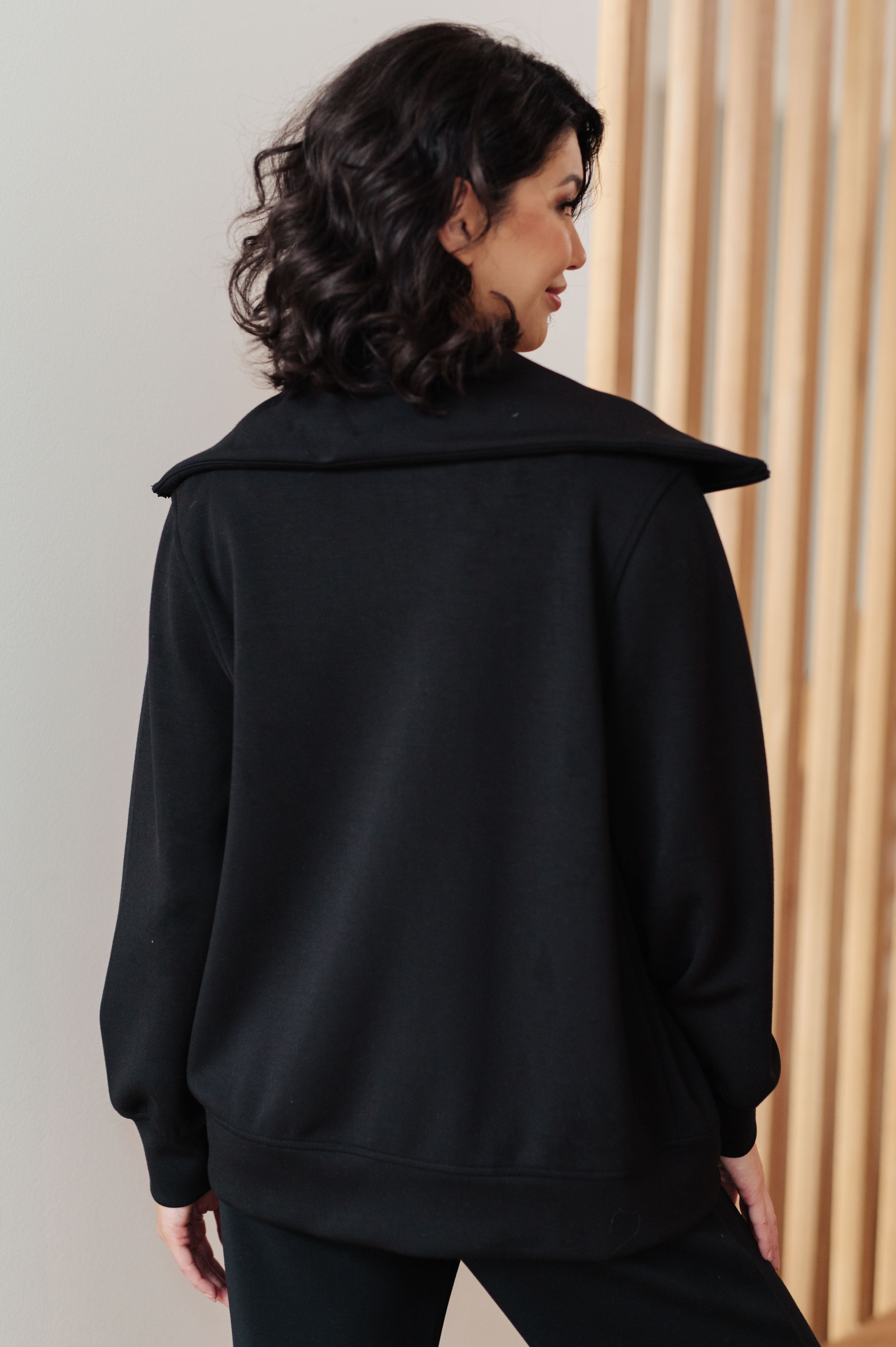 Handle That High Neck Zip Up Jacket - Charming Charlie