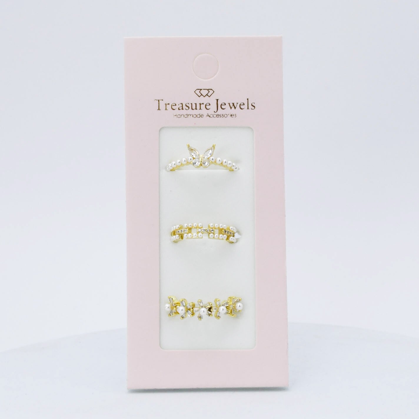 Harmony Pearl Ring Set - Charming Charlie