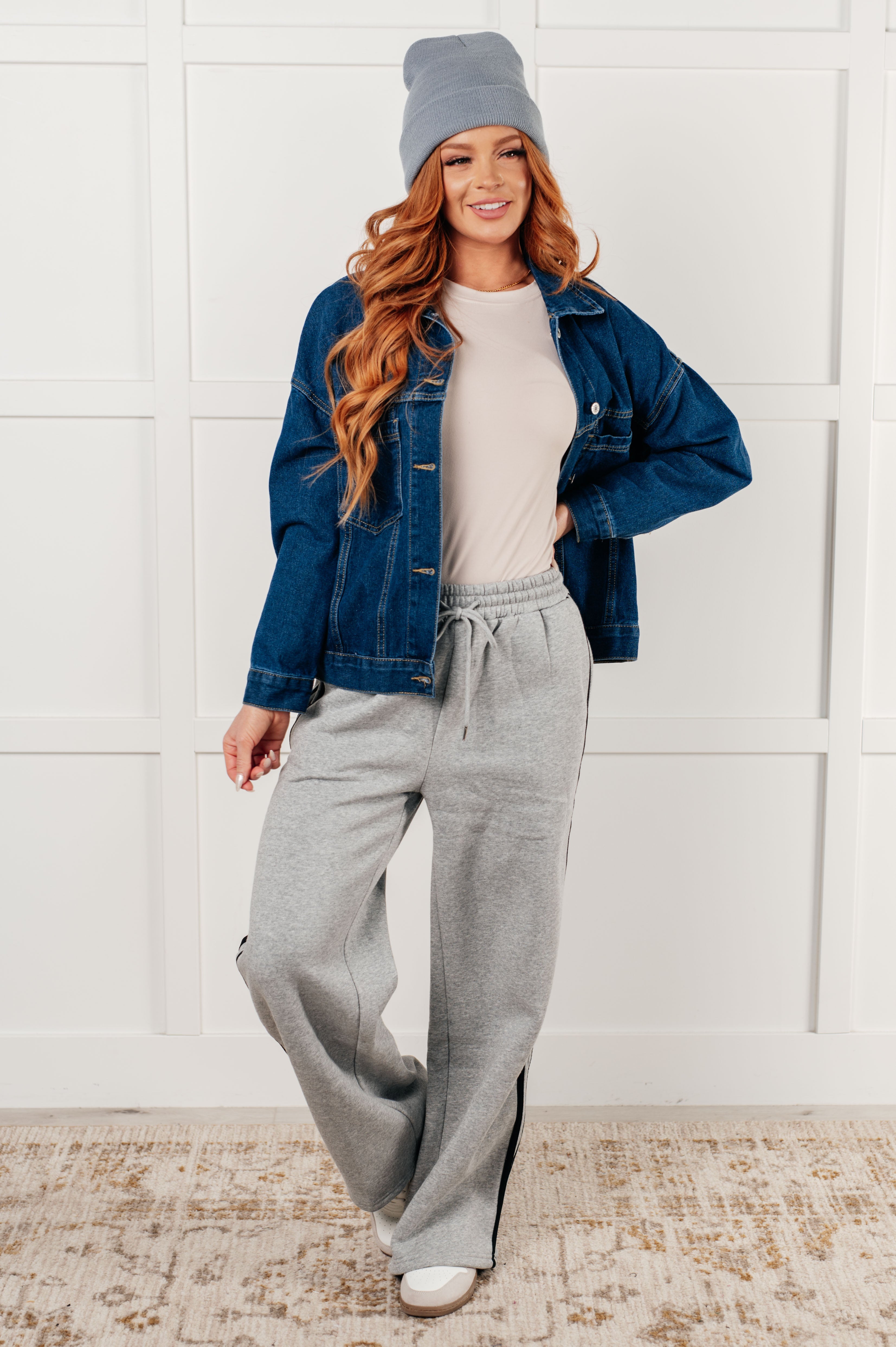Have We Met Oversized Denim Jacket - Charming Charlie