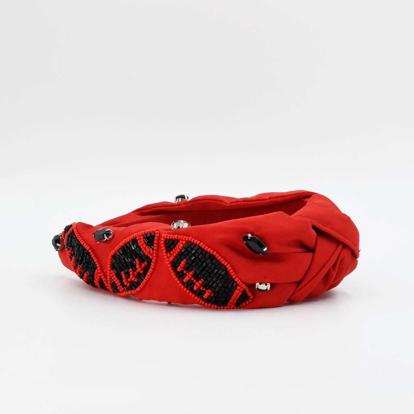 Black/Red Football Headband - Charming Charlie