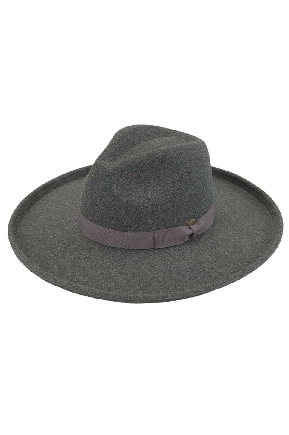 HeatherCharcoal C.C Rolled Edge Brim Vegan Felt Hat is a stylish and sustainable choice for any fashion-conscious individual. Made from high-quality vegan felt material, this hat features a rolled-edge brim design for a classic yet modern look. Perfect for any occasion, you can showcase your fashion sense while also supporting ethical and animal-friendly practices.