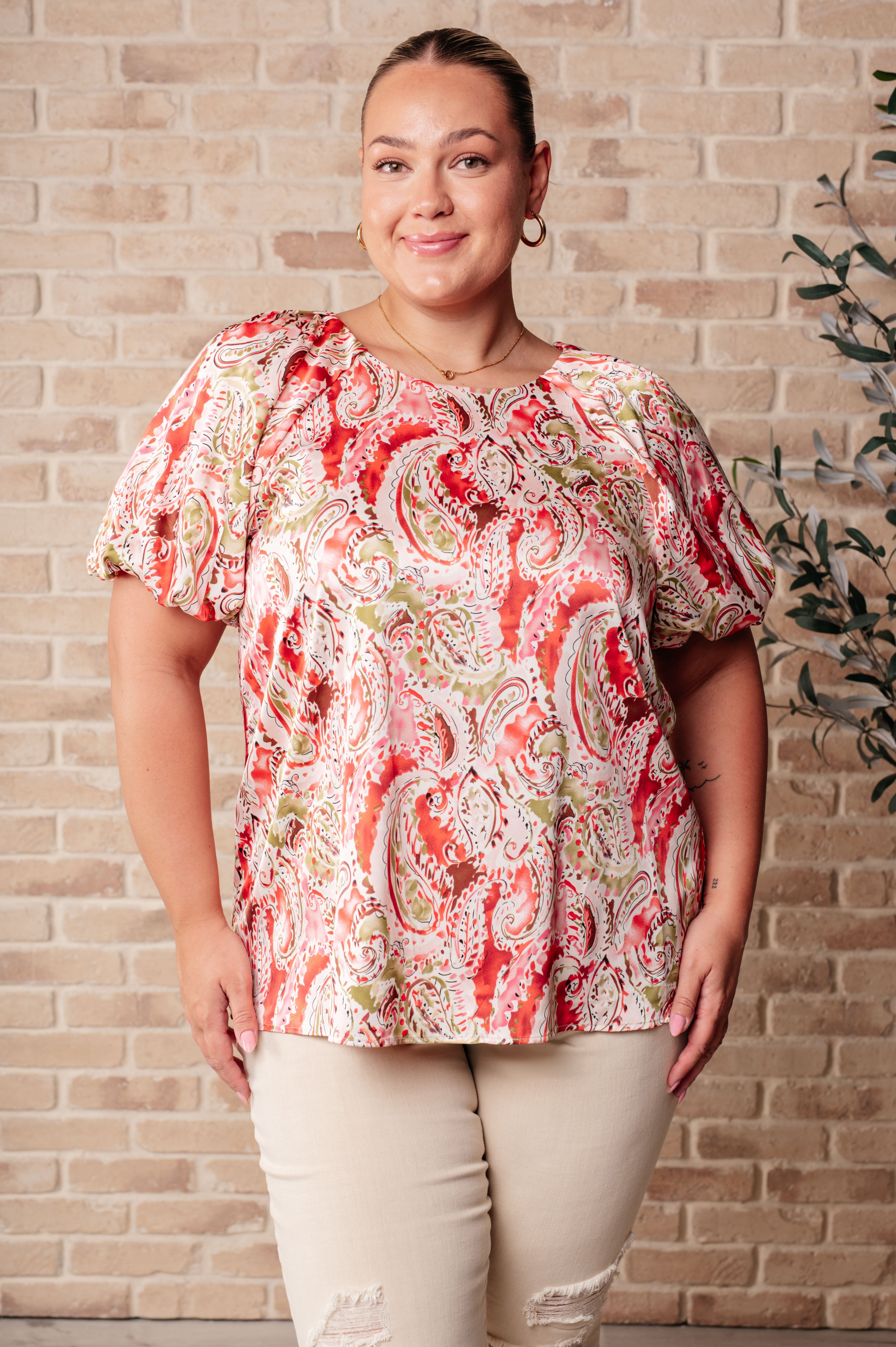 Hello, It's Me Paisley Blouse - Charming Charlie