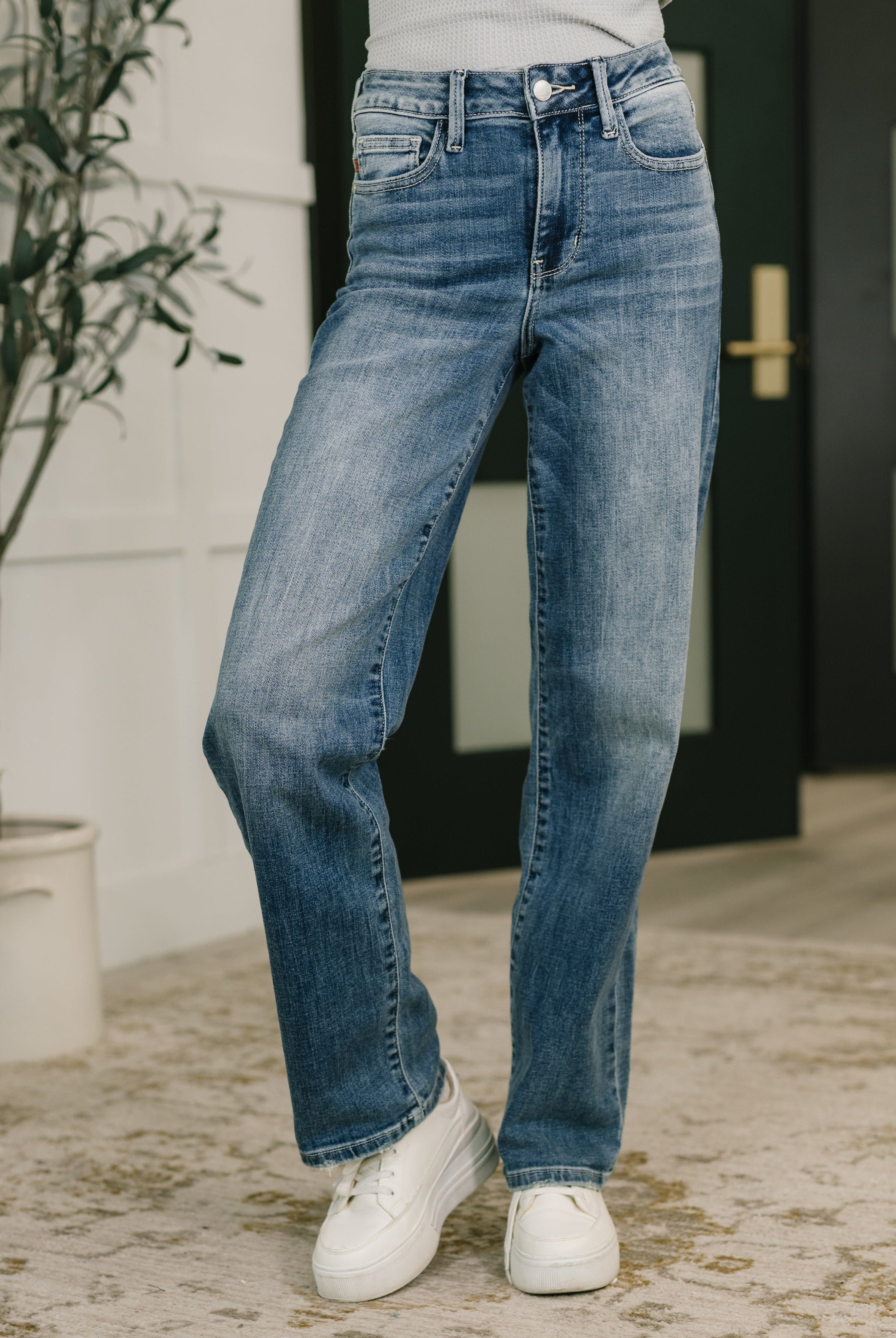 Holly Mid Rise Straight - Charming Charlie