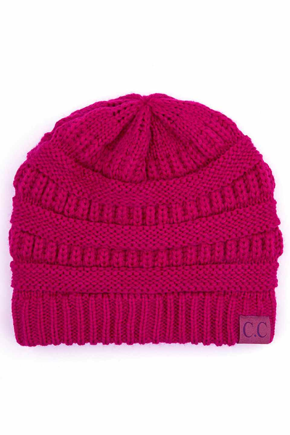 HotPink C.C Ribbed Knit Solid Color Beanie offers a timeless design with durable ribbed knitting, ensuring a snug and comfortable fit. Crafted for warmth and versatility, this beanie is perfect for everyday wear, providing reliable protection against cold weather while maintaining a sleek, minimalist style that complements any outfit. Its solid color adds understated appeal, making it an essential accessory for both casual and outdoor use.