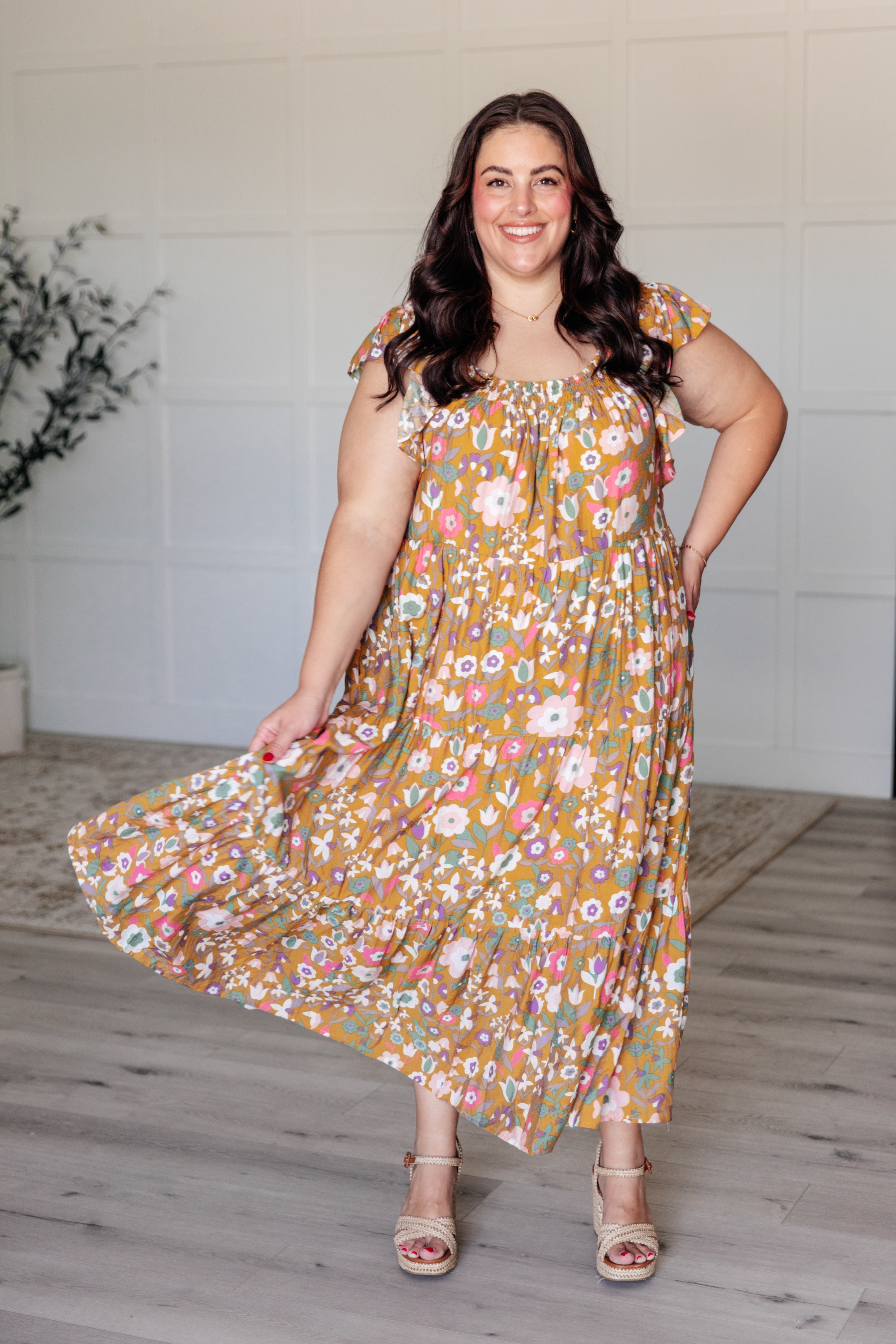I Done It Good Flutter Sleeve Dress - Charming Charlie