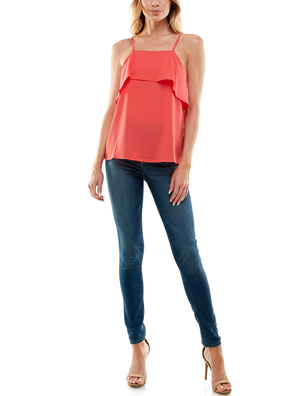 Ruffle Spagehtti Top - Charming Charlie