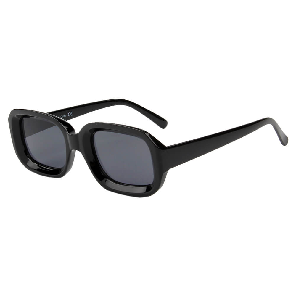 ERII | S1050 - Women Retro Vintage Square Sunglasses - Cramilo Eyewear - Stylish Trendy Affordable Sunglasses Clear Glasses Eye Wear Fashion