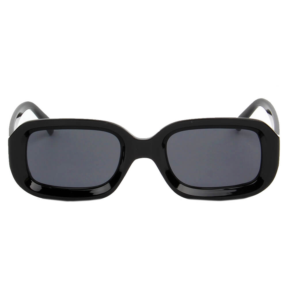 ERII | S1050 - Women Retro Vintage Square Sunglasses - Cramilo Eyewear - Stylish Trendy Affordable Sunglasses Clear Glasses Eye Wear Fashion