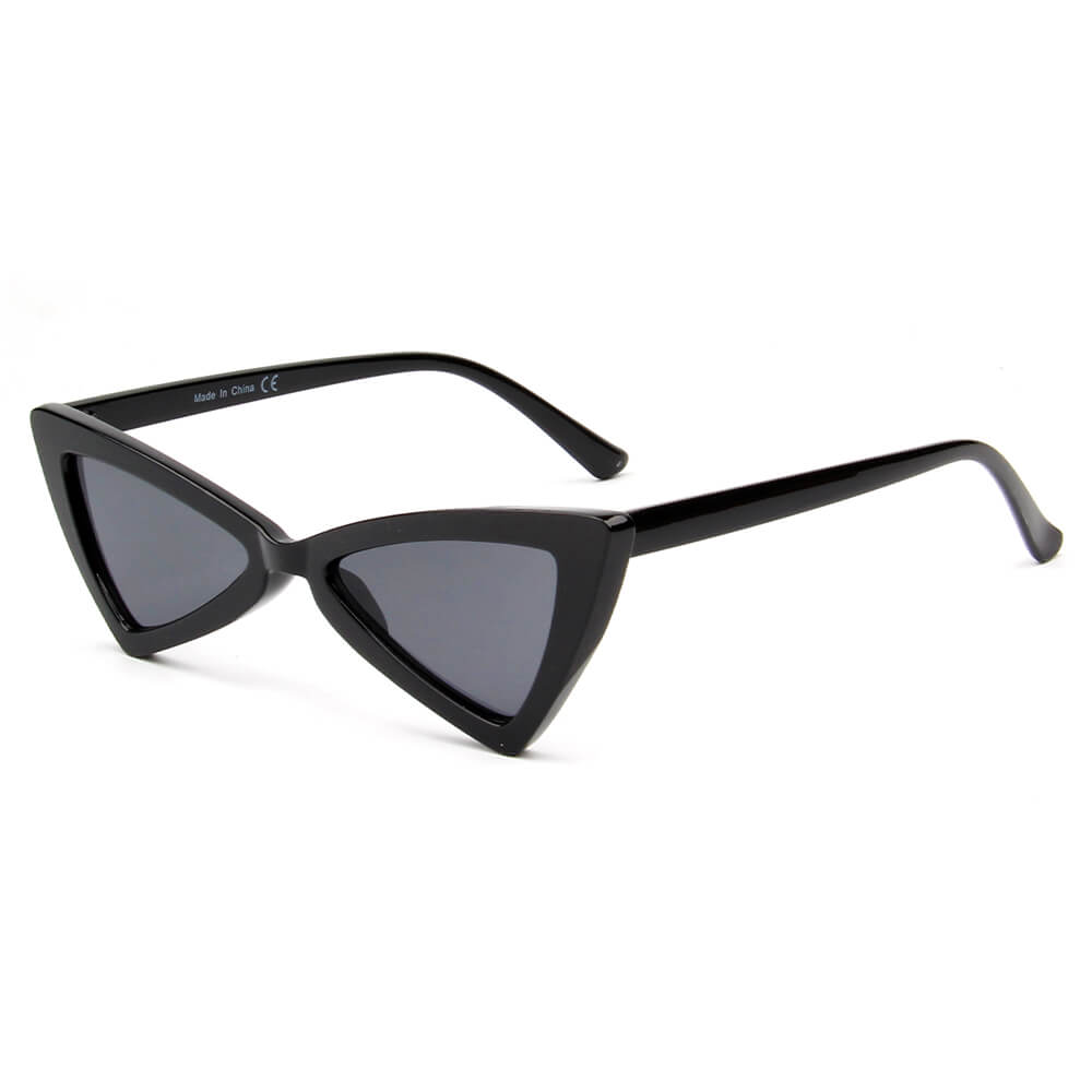 FIRENZE | S1053 - Women High Pointed Cat Eye Sunglasses - Cramilo Eyewear - Stylish Trendy Affordable Sunglasses Clear Glasses Eye Wear Fashion