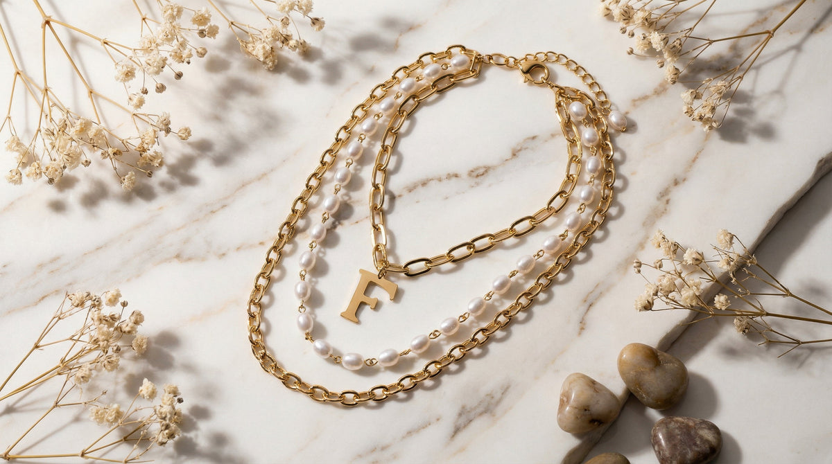 3 Row Pearl Necklace - Charming Charlie