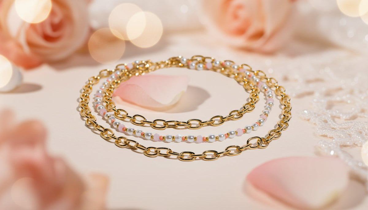 Pearl and Chain Link Necklace - Charming Charlie