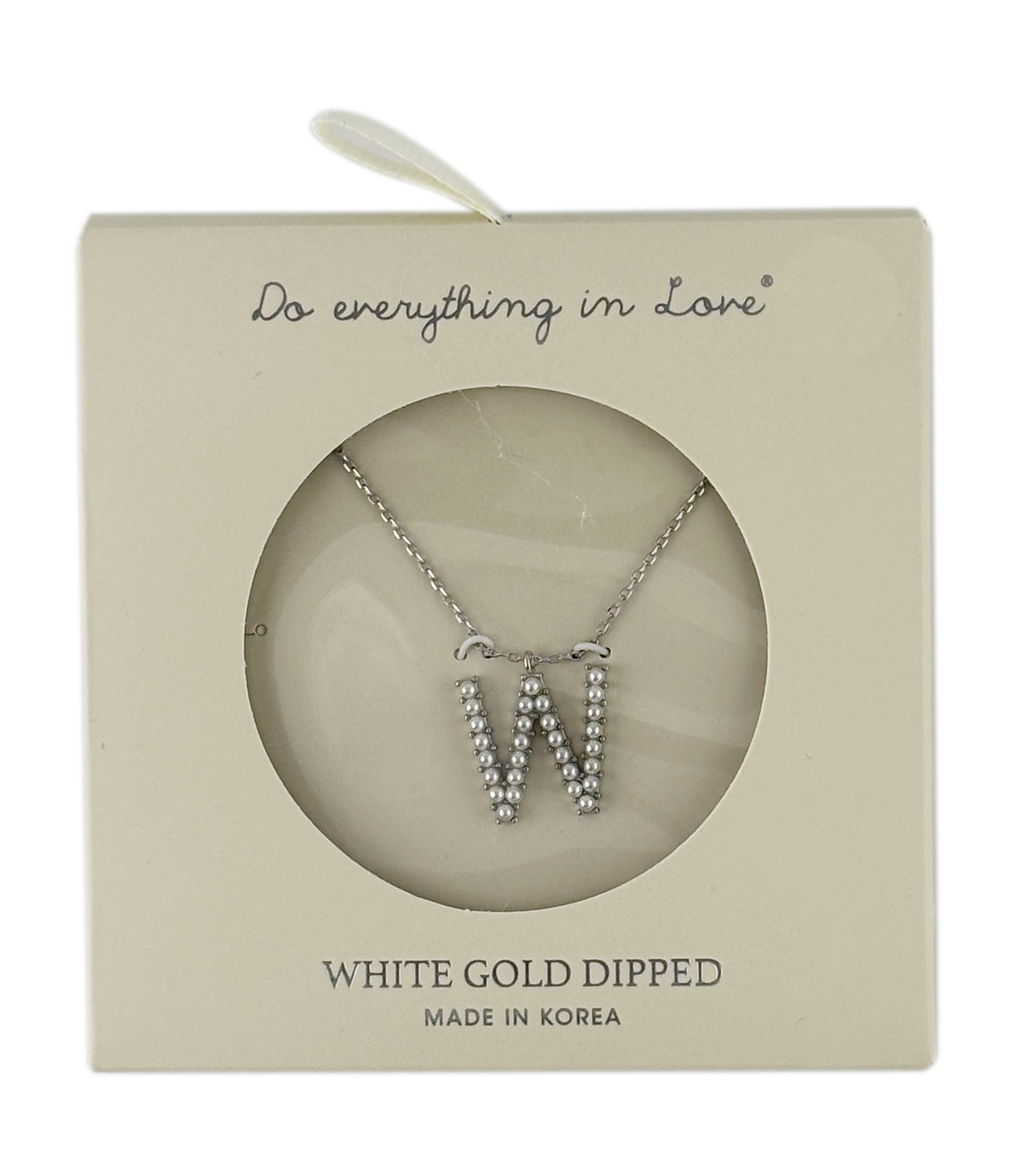 14K Gold Dipped Pearl initial Necklace - Charming Charlie
