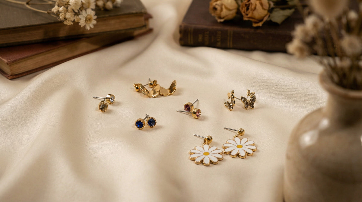 6 Pack Novelty Earring Set - Charming Charlie