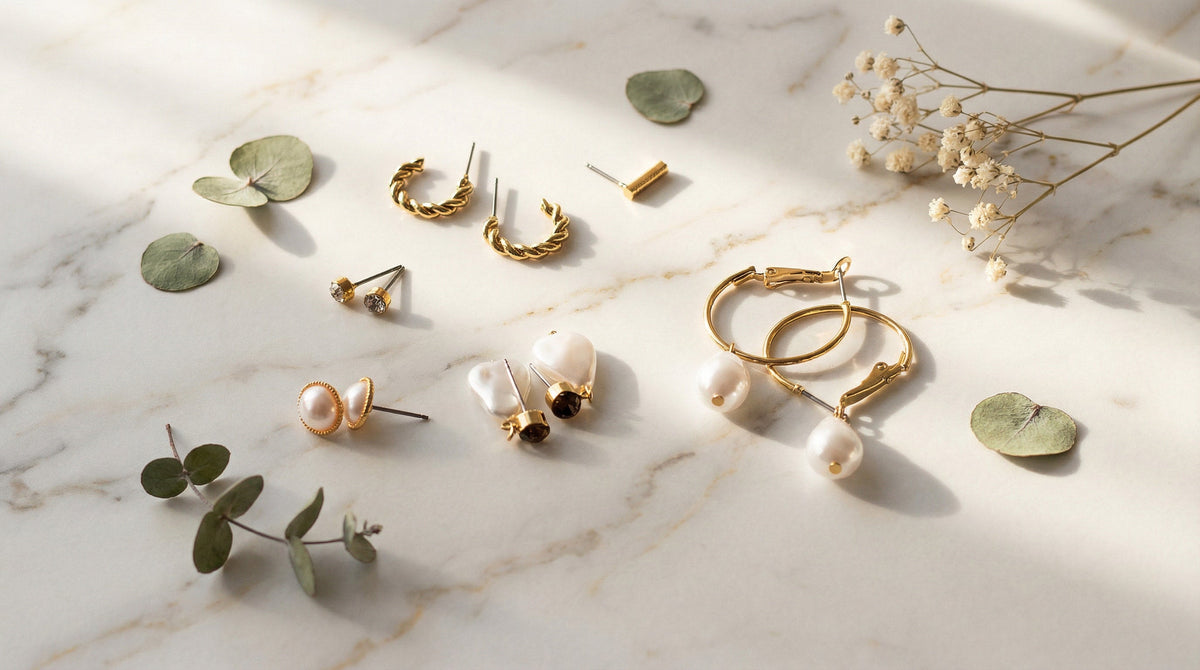 6 Pack Pearl Earring Set - Charming Charlie