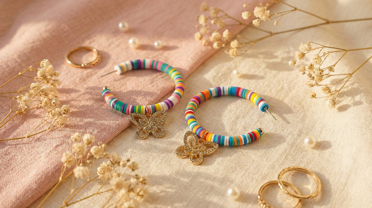 Butterfly Rainbow Earring - Charming Charlie