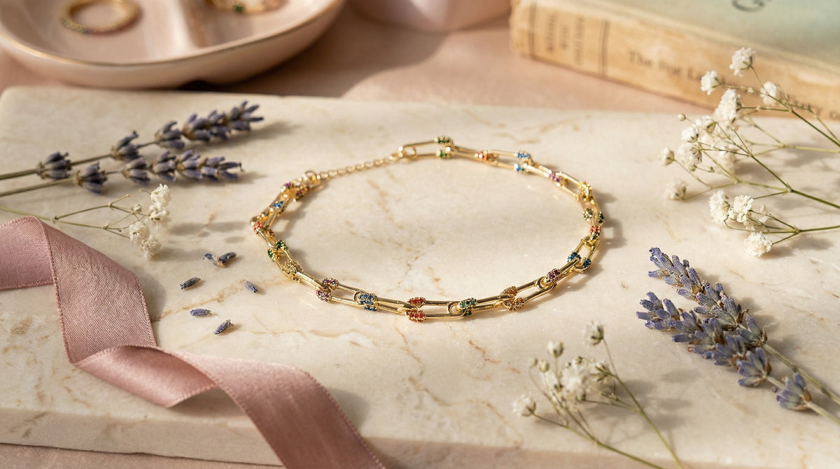 Colorful Paperclip Necklace - Charming Charlie