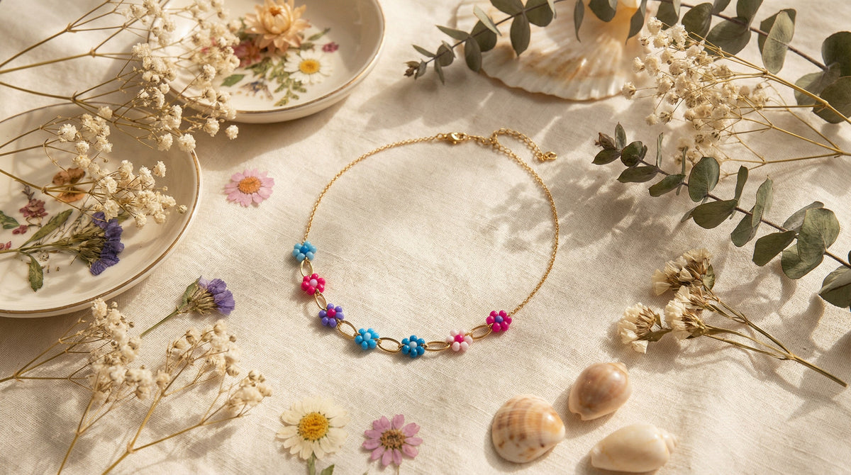 Floral Collar Necklace - Charming Charlie