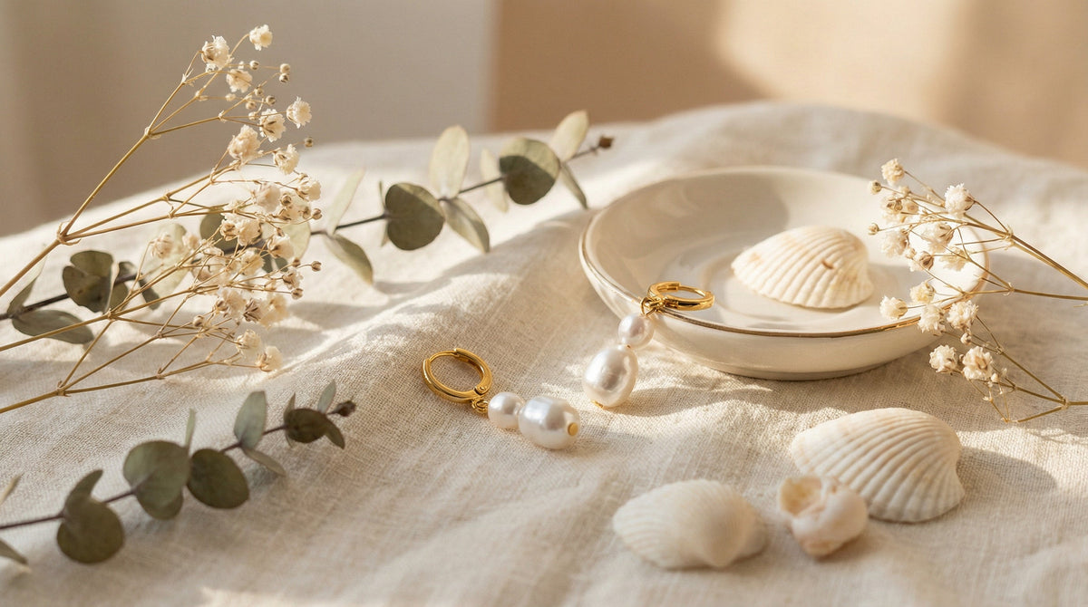 Double Pearl Drop Earring - Charming Charlie
