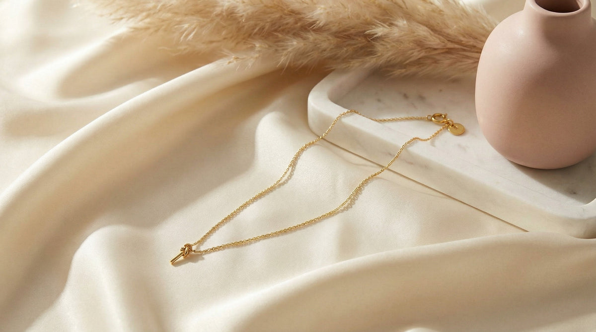 French Connection- Gold Mini Key Charm Necklace - Charming Charlie