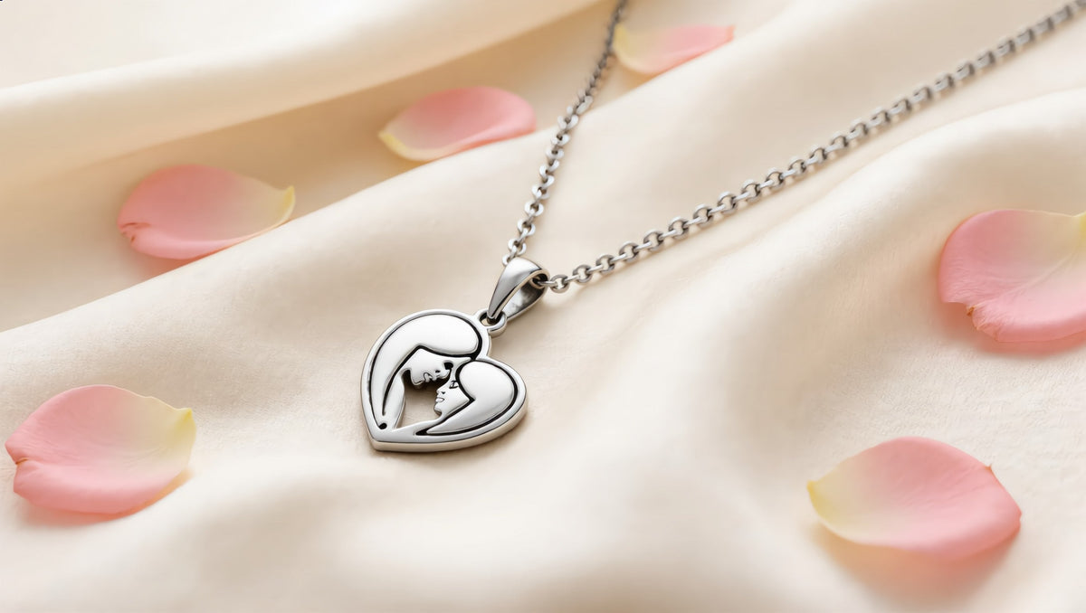 GL Creations- Sterling Silver Mother Daughter Pendant - Charming Charlie