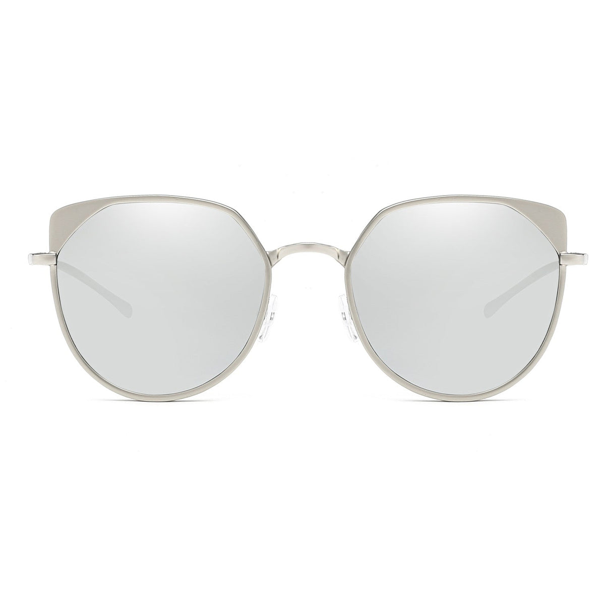 HERSHEY | Women's Flat Lens Metal Frame Cat Eye Sunglasses - Charming Charlie