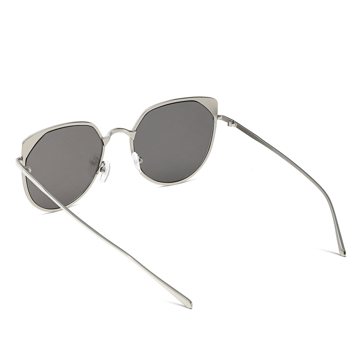 HERSHEY | Women's Flat Lens Metal Frame Cat Eye Sunglasses - Charming Charlie