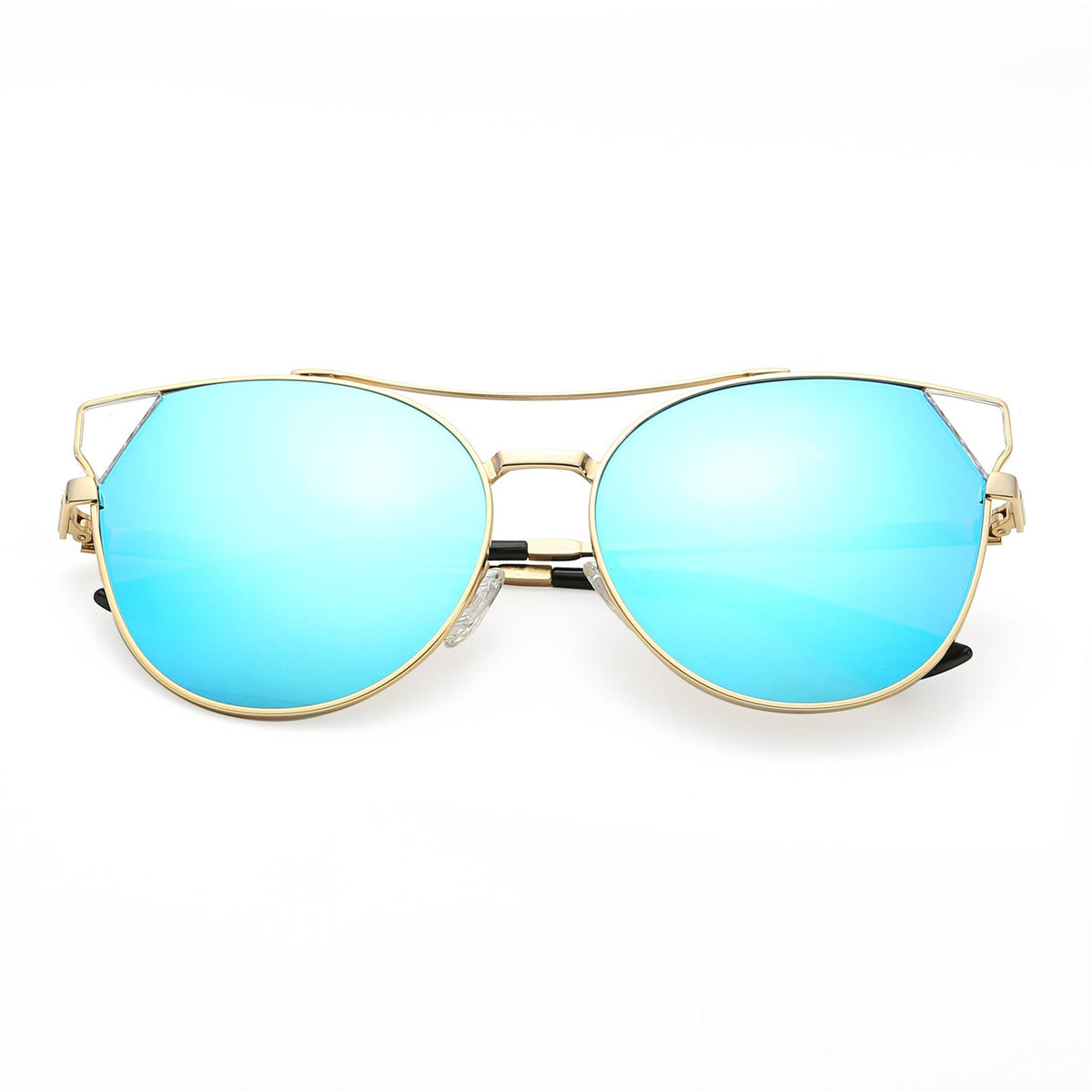 ASPEN | Womens Trendy Mirrored Lens Cat Eye Sunglasses - Charming Charlie