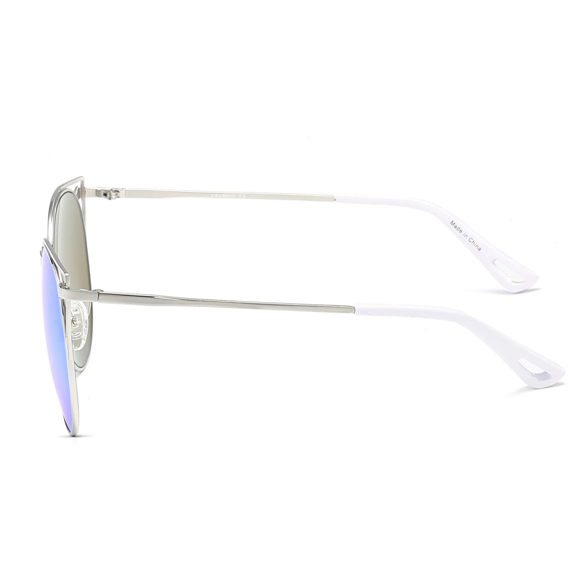 CLAYTON | Women Round Petite Cat Eye Sunglasses Circle - Charming Charlie