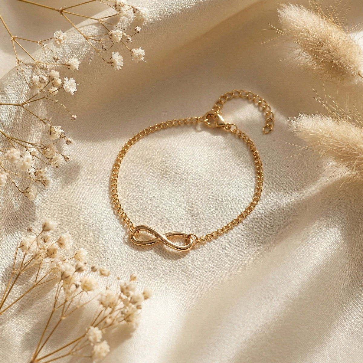 Goldtone Chain Bracelet With LCC - Charming Charlie