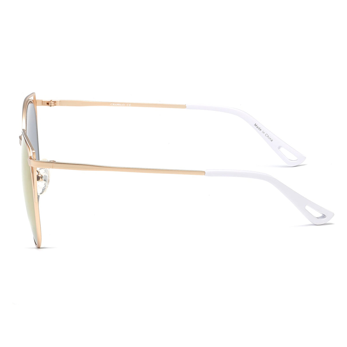CLAYTON | Women Round Petite Cat Eye Sunglasses Circle - Charming Charlie