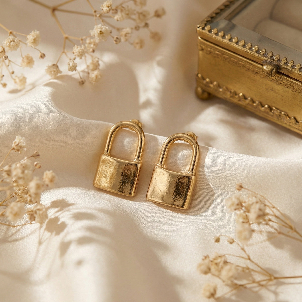 Lock Earring - Charming Charlie