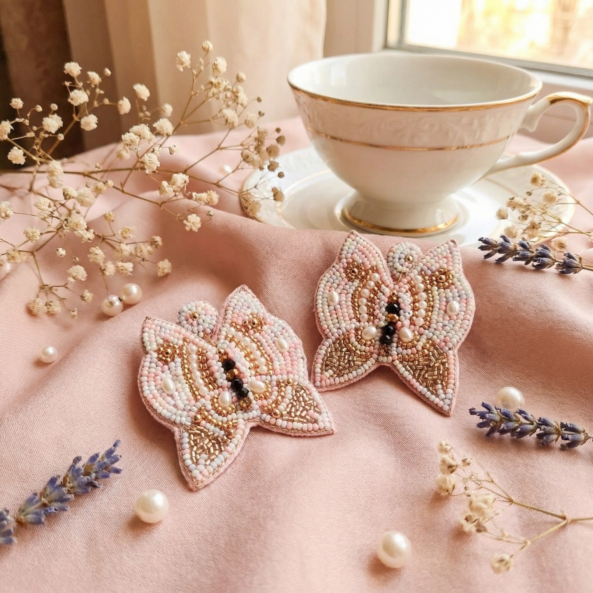 Novelty Butterfly Beaded Earring - Charming Charlie