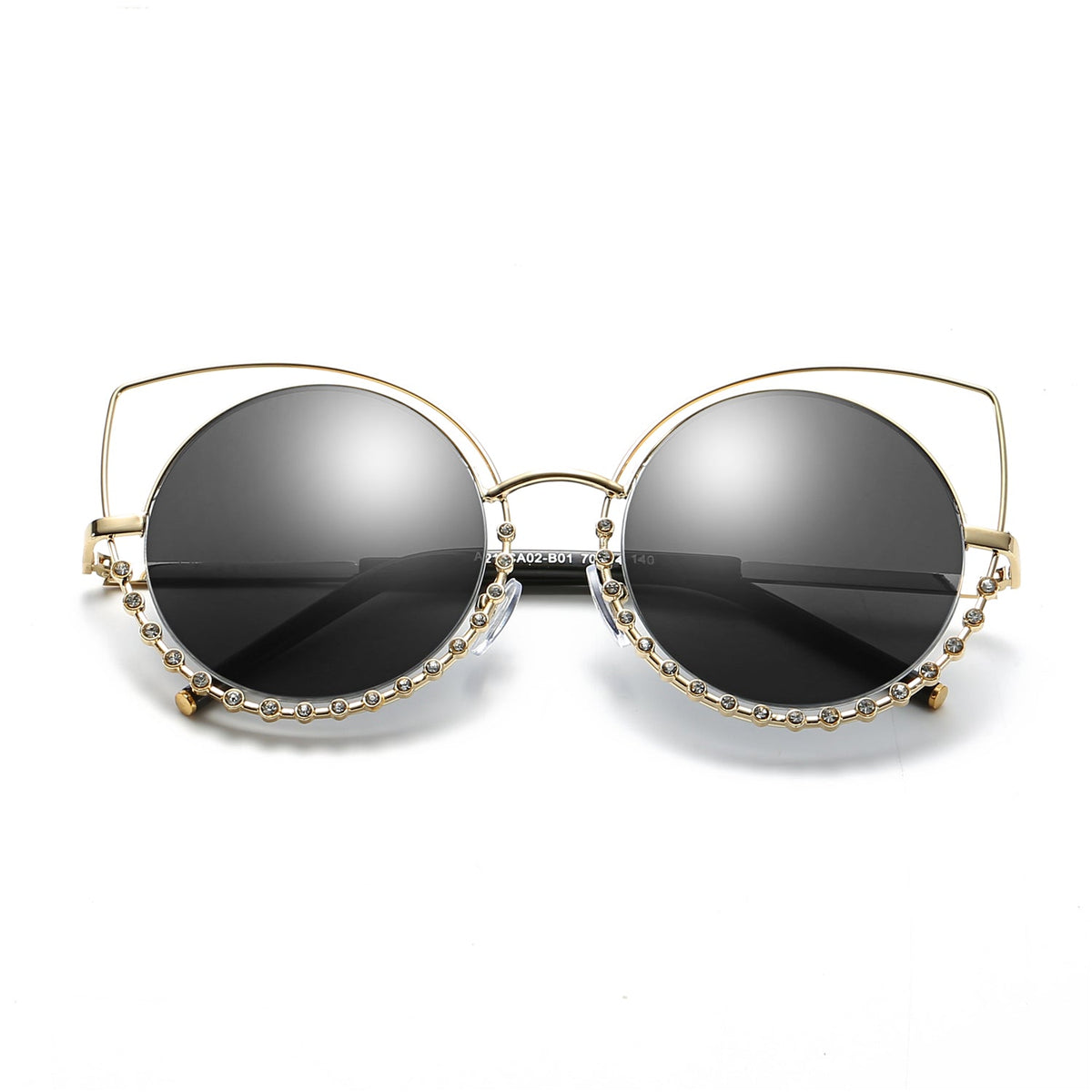 Holland - Pearl-Studded Cut-Out Cat Eye Princess Sunglasses - Charming Charlie