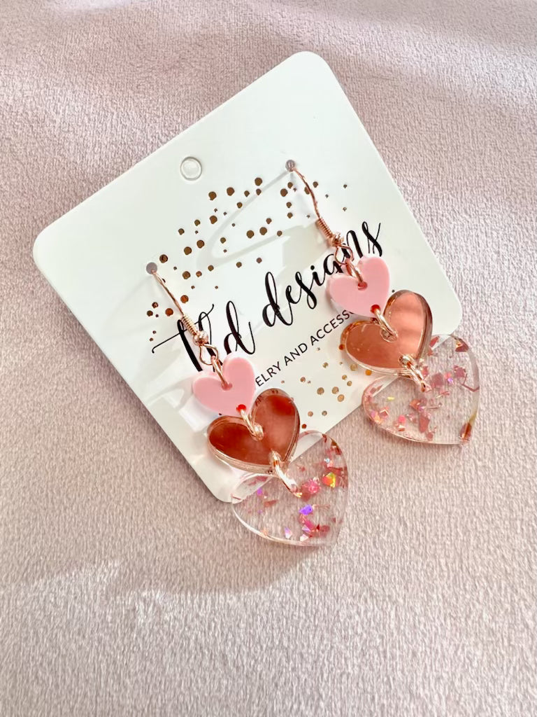 Triple Rose Hearts - Charming Charlie