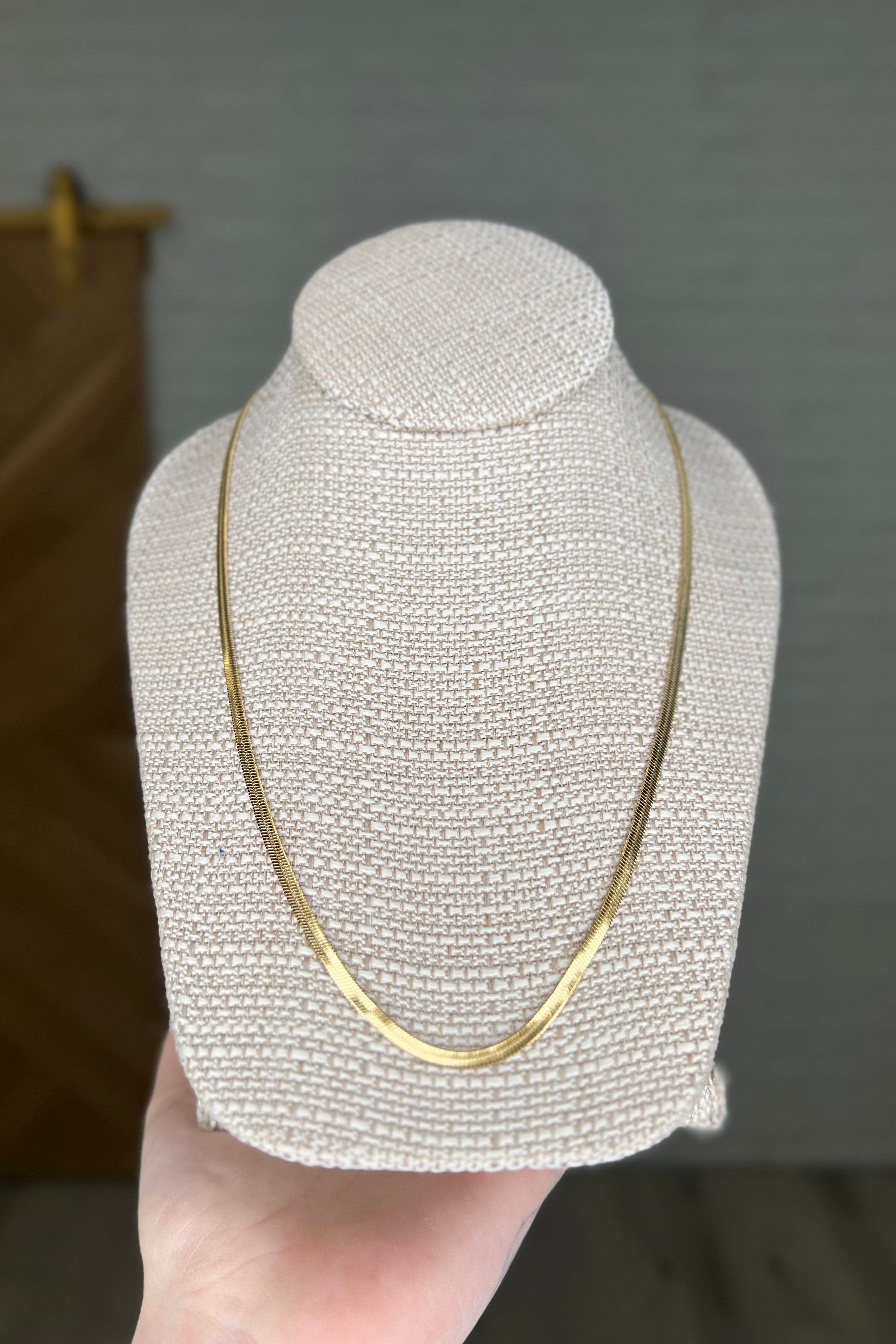 Sheer Perfection Snake Chain Necklace - Charming Charlie