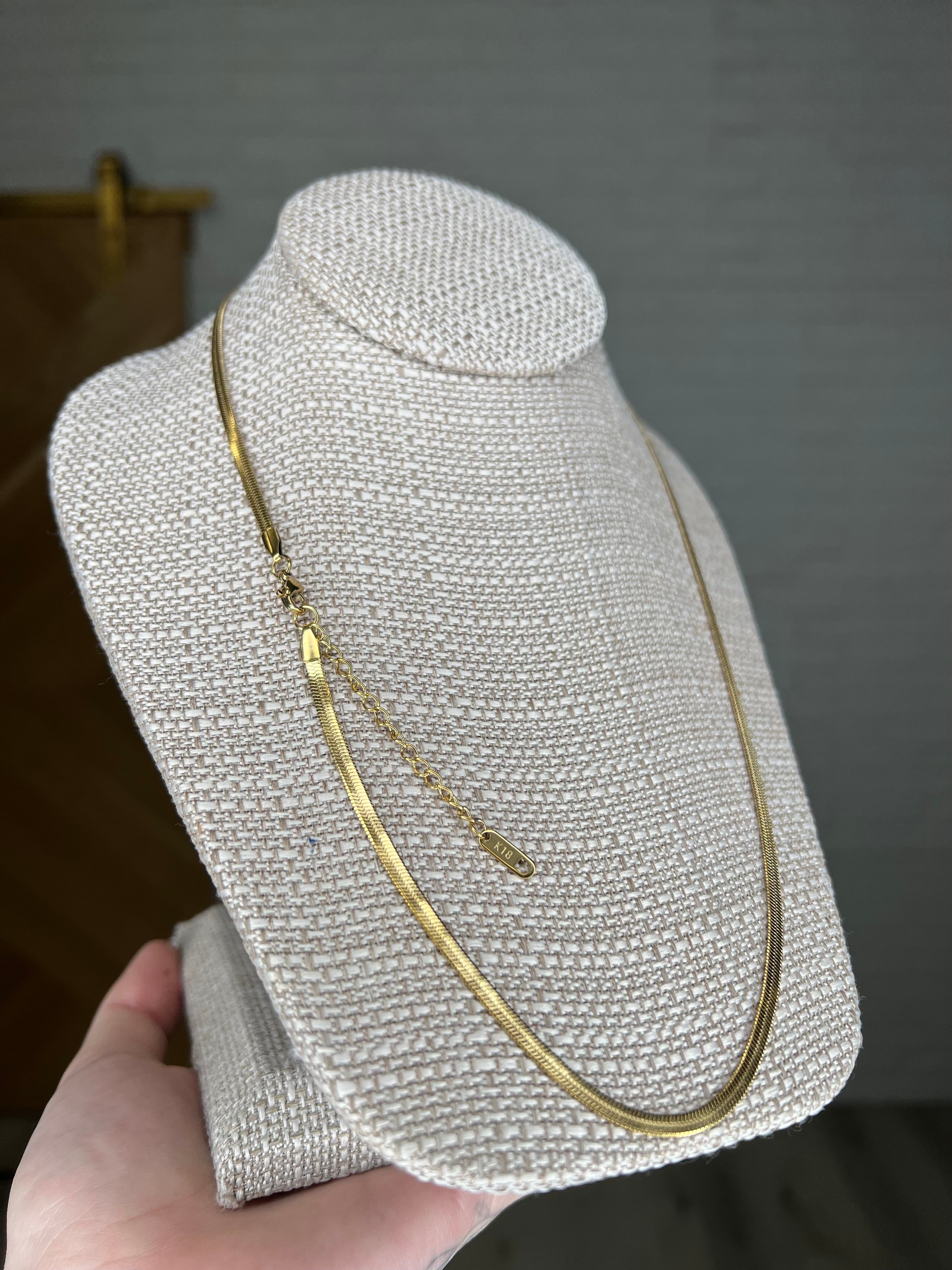Sheer Perfection Snake Chain Necklace - Charming Charlie