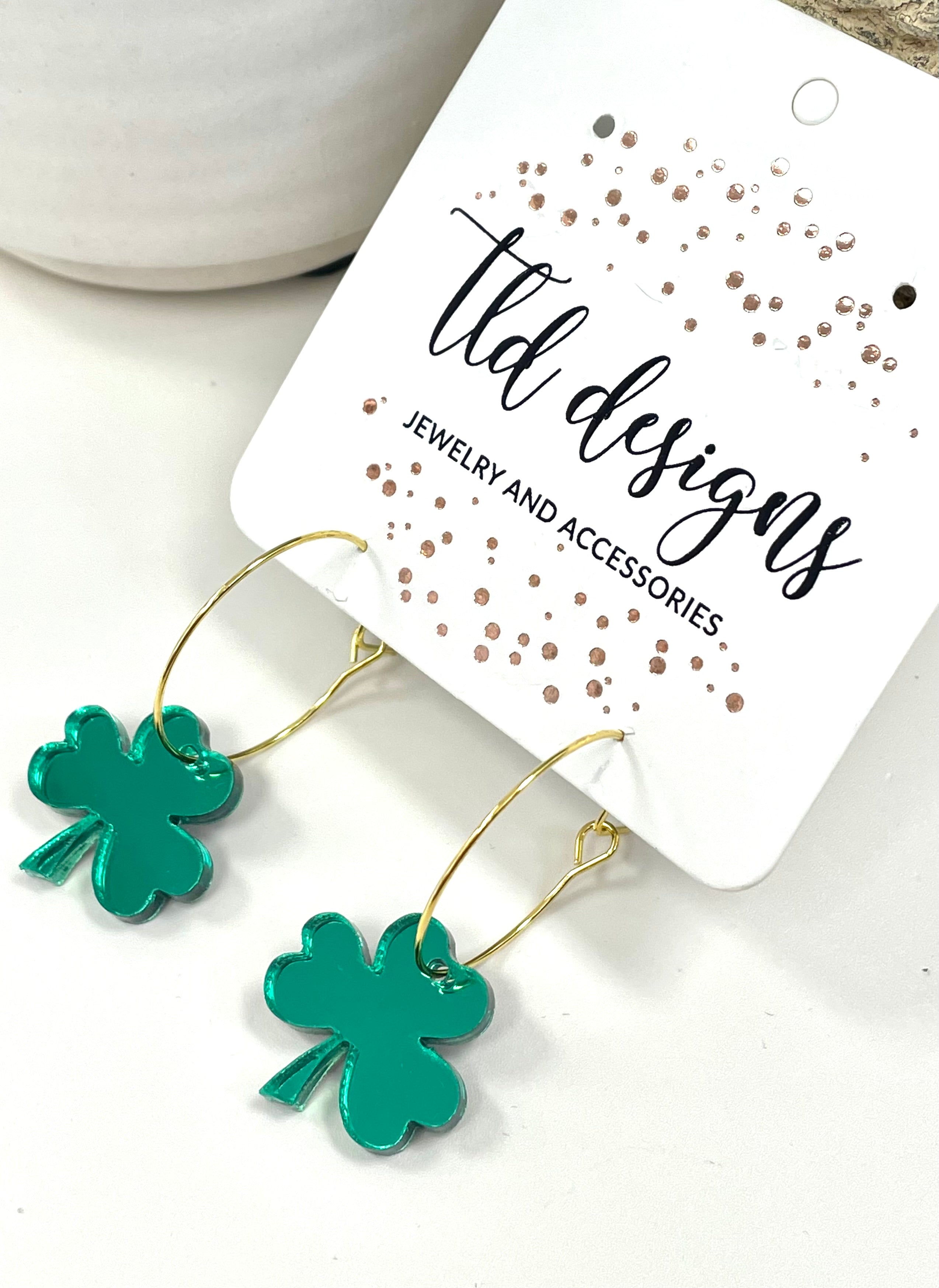 Shamrock Hoops - Charming Charlie