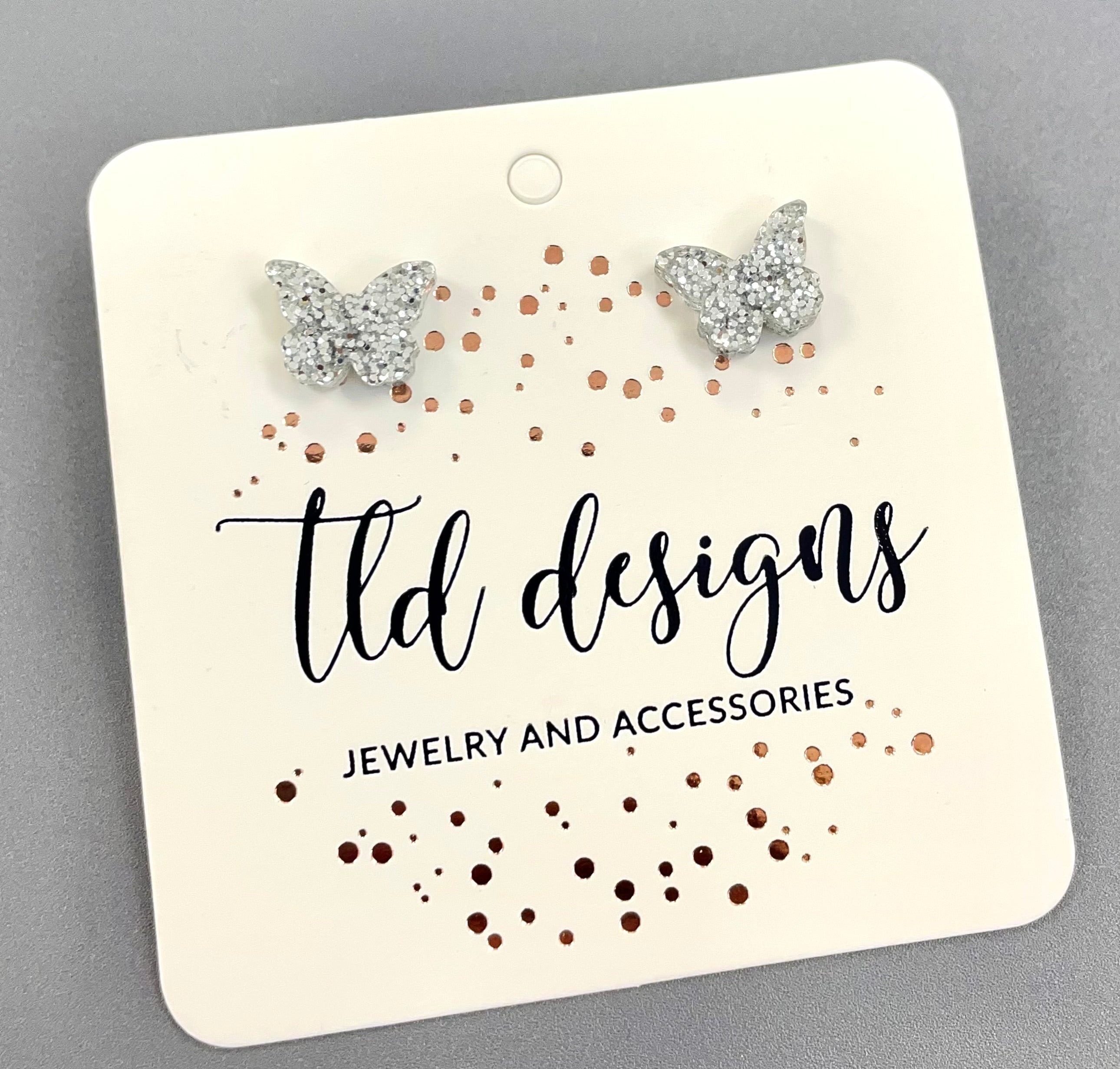 Silver Acrylic Butterflies - Charming Charlie