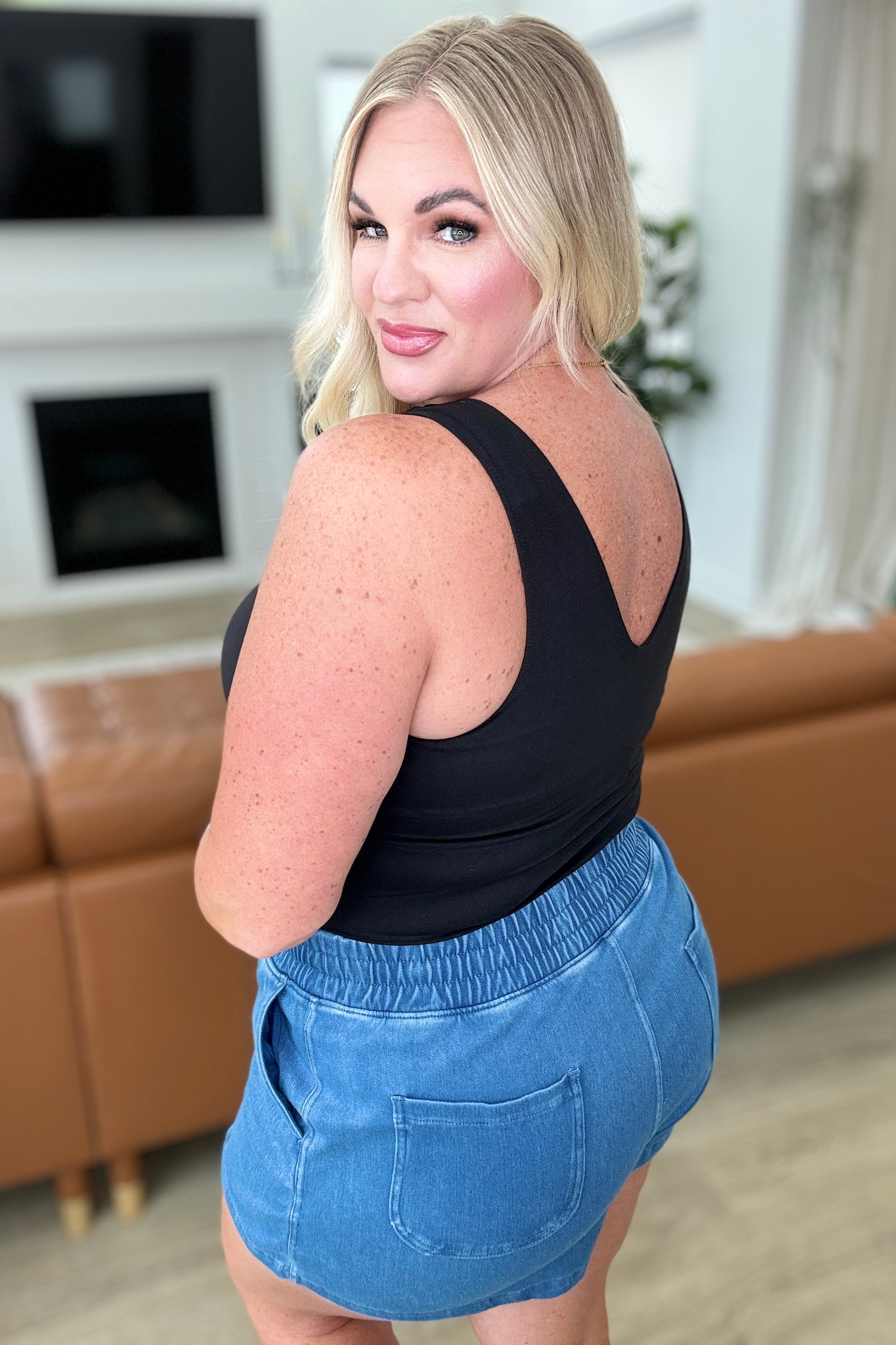 Endorphin Rush Bodysuit in Black - Charming Charlie