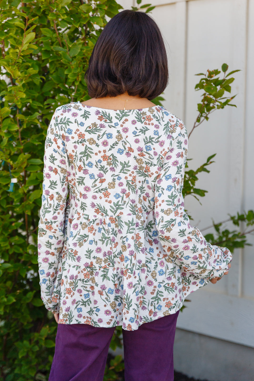 I Think I Can V-Neck Floral Top - Charming Charlie