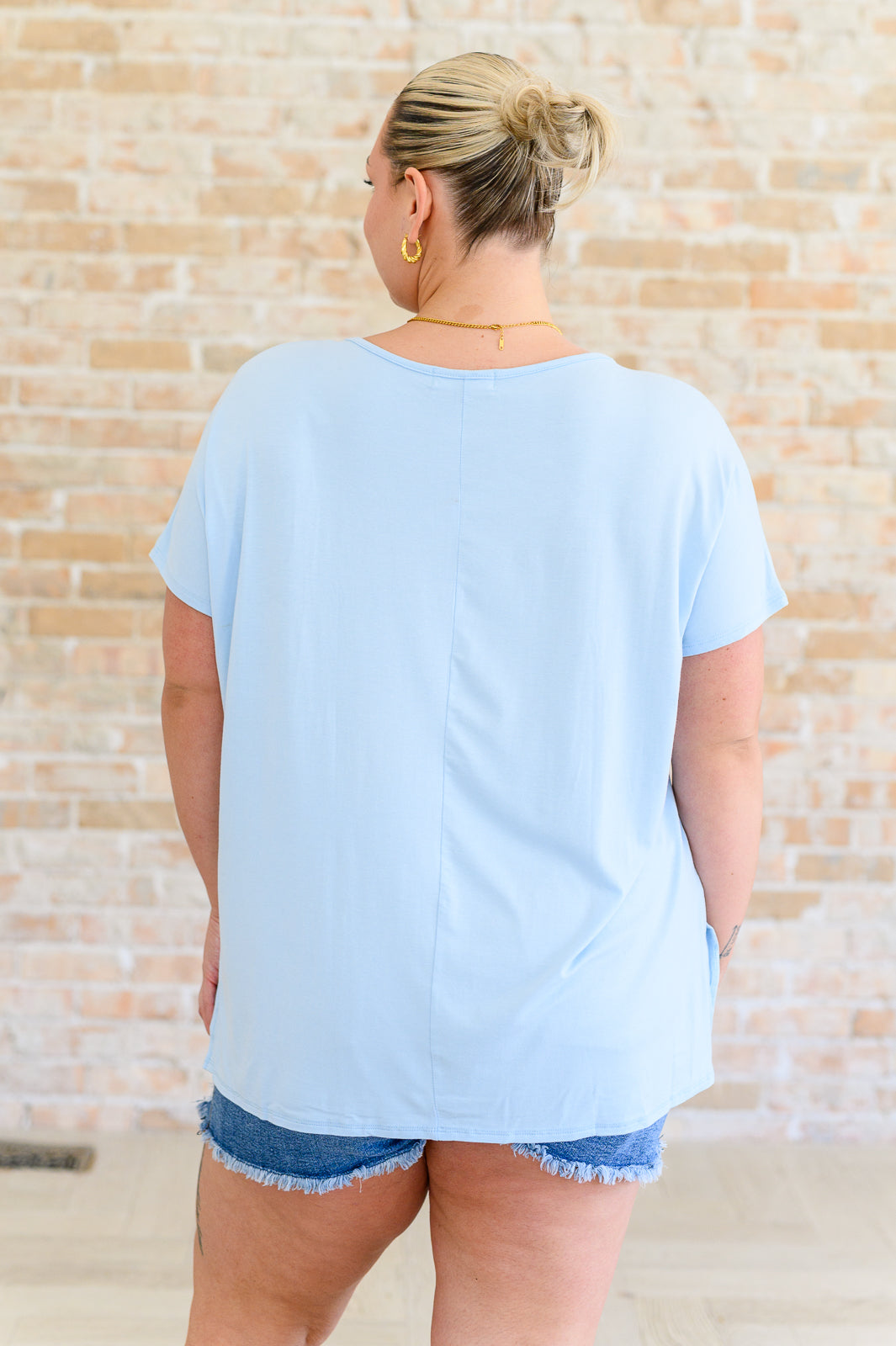 I'll Fly Away Round Neck Relaxed Top - Charming Charlie
