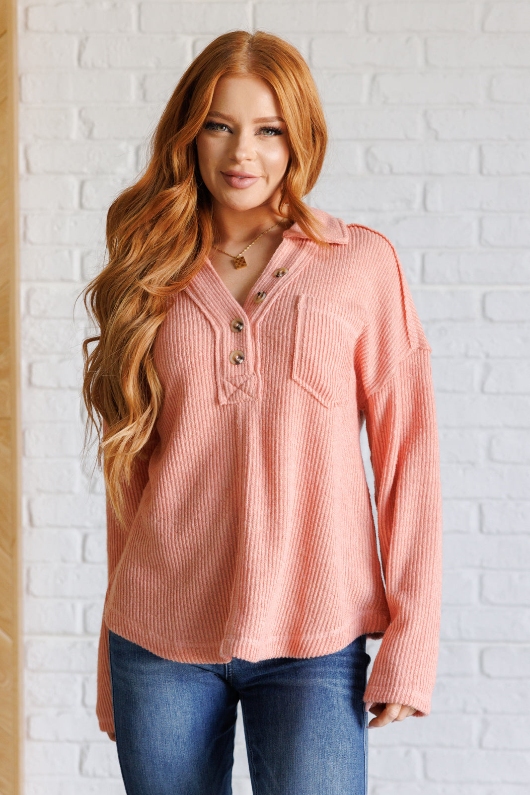 If You Want Forever Ribbed Knit Pullover - Charming Charlie