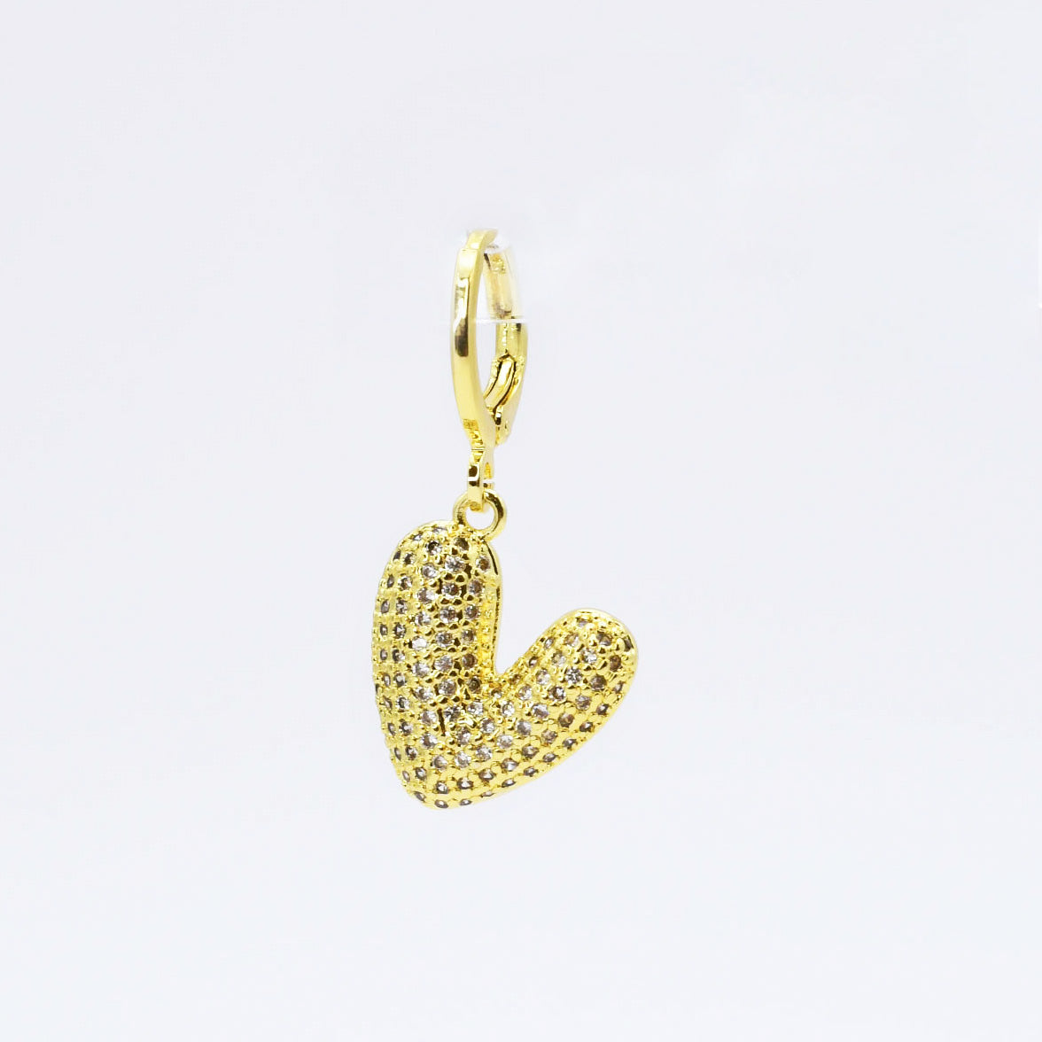 In Love Crystal Heart Charm CH-80 - Charming Charlie