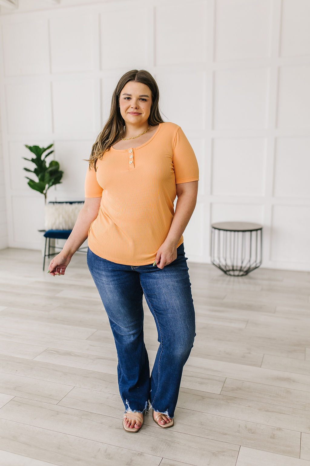 It Figures Scoop Neck Top - Charming Charlie