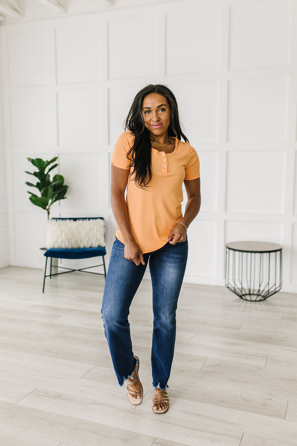 It Figures Scoop Neck Top - Charming Charlie